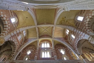 Romanesque porch, Cathedral, Duomo San Evasio, Casale Monferrato, Province of Alessandria,