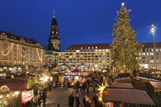 The Striezelmarkt, which has been held since 1434, is the oldest Christmas market in Germany and