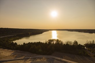 Lake Sedlitz is a lake in the chain of lakes known as the Lusatian Lakeland and is located in the