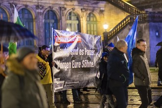 Demo of right-wing forces in Dresden