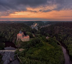 Kriebstein Castle is a castle founded in the 14th century in the municipality of Kriebstein of the