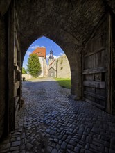 Querfurt Castle is located in the town of Querfurt in Saalekreis, Saxony-Anhalt. The hilltop castle