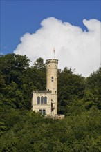 The round tower on the Tillyschanze, Reinhardswald, Hann. Münden or Hannoversch Münden, Lower