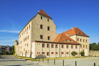 Grimma Castle. Seat of the Grimma District Court and branch office of the Leipzig Public