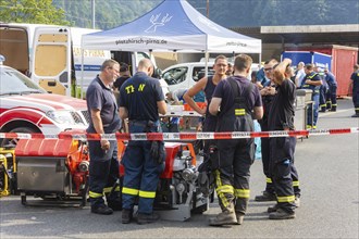 Bad Schandau fire base, from where countless firefighters and equipment are dispatched