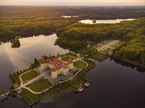 Moritzburg Baroque Palace in the Evening