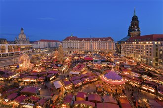 The Striezelmarkt, which has been held since 1434, is the oldest Christmas market in Germany and