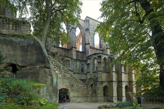 Oybin castle and monastery ruins