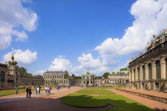 The Zwinger in Dresden is one of the most famous baroque buildings in Germany And it houses museums