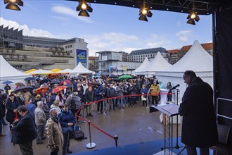 Laying of the foundation stone for the new administration centre