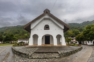 Traditional church San Andres de Pisimbala, Unesco world heritage site, Tierradentro, Colombia,