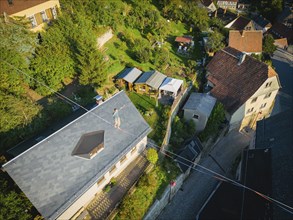 Highline and family festival in Hohnstein Highlines are stretched over the roofs of Hohnstein and