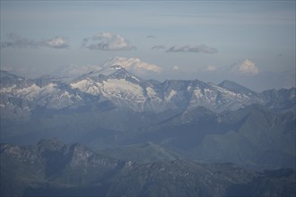 Dramatic mountain landscape, view from Hochkönig, Salzburger Land, Austria, Europe