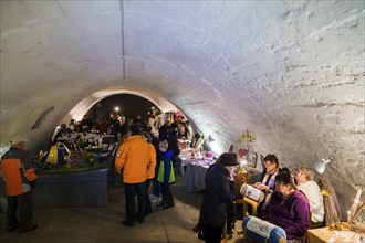 The Riesa Monastery Christmas, the Riesa Christmas market. Arts and crafts market and model railway