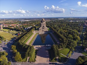 The Monument to the Battle of the Nations in the south-east of Leipzig was erected in memory of the