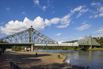 Elbe Bridge Blue Wonder