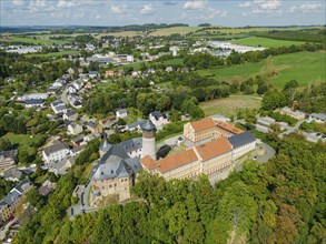 Voigtsberg Castle, later called Voigtsberg Castle, is a typical hilltop castle of the High Middle