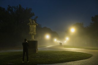 Flora vase in the mist