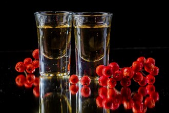 Spirits from the Ore Mountains, here the rowanberry schnapps