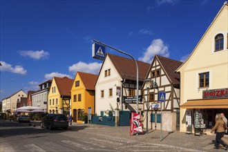 Altkötzschenbroda village green with numerous restaurants and quaint pubs