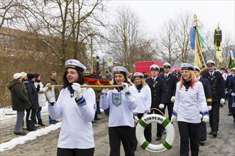 111th boatmen's carnival in Prossen