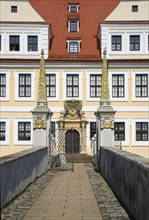 Baroque castle, Delitzsch, Saxony, Germany, Europe