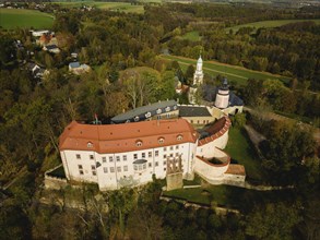 Wolkenburg Castle is a castle above the Zwickauer Mulde river in the Wolkenburg Mulde district of