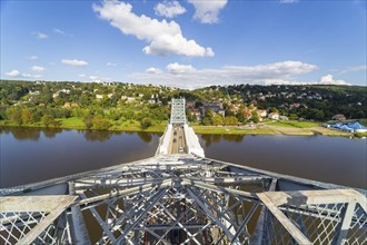 Elbe Bridge Blue Wonder