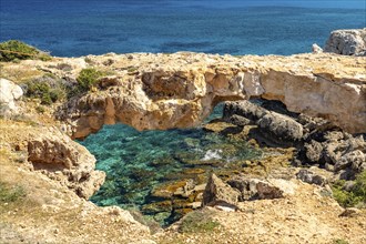 Kamara Tou Koraka Natural Bridge, Cape Greco Peninsula, Agia Napa, Cyprus, Europe