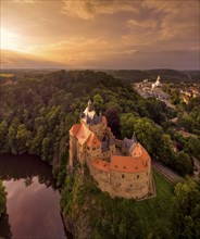 Kriebstein Castle is a castle founded in the 14th century in the municipality of Kriebstein of the