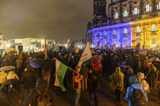 Demo of right-wing forces in Dresden