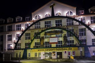 Candle arch Gelenau The Gelenau candle arch is in the Guinness Book of Records. The world's first