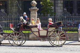 Carriage ride at the Dresden Residence Palace