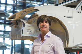 German national football coach and Volkswagen brand ambassador Joachim Löw and Thomas Ulbrich,