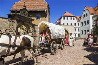 Settlers' procession at Albrechtsburg Castle