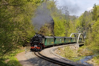 The Weisseritztalbahn is the second oldest narrow-gauge railway in Saxony and the longest-serving