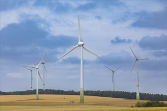 Voigtsdorf-Dorfchemnitz, wind farm on the Saidenberg mountain