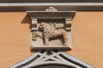 (Â© Sylvio Dittrich +49 1772156417) Naumburg, façade detail of the old town centre