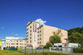 Sterngaragen car park in Bauhaus architecture in Chemnitz. Today, the building houses the Museum