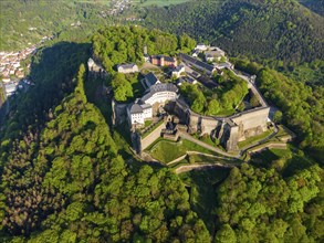 Königstein Mountain Fortress in the Elbe Sandstone Mountains