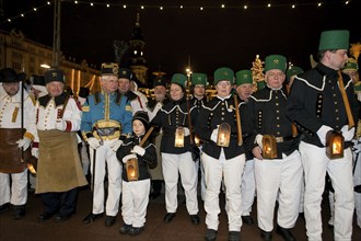 Striezelmarkt, which has been organised since 1434, is the oldest Christmas market in Germany and