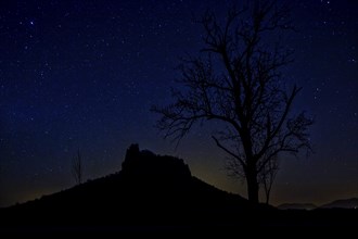 DEU Saxony Flatness The Lilienstein is one of the most prominent mountains in Saxon Switzerland in