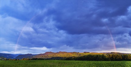 Rainbow near Wehlen in Saxon Switzerland