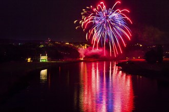 Fireworks at the Dresden Castle Night