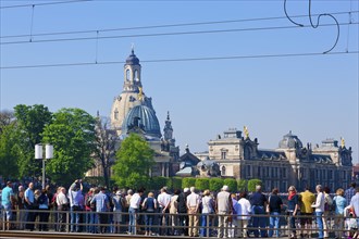 Steamboat parade on the Elbe