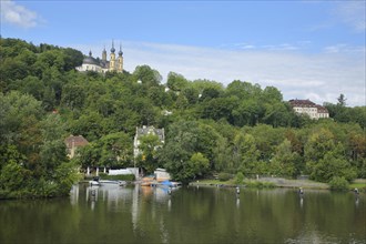 View of the Käppele Visitation of the Virgin Mary pilgrimage church built by Balthasar Neumann and