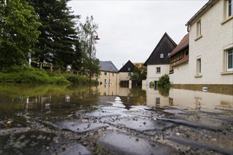 Mulde floods in Kaditzsch