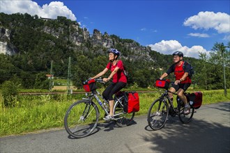 Elbe Cycle Path in Rathen