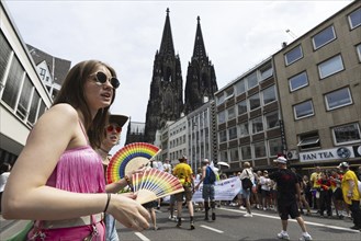 ColognePride, Christopher Street Day, Cologne, North Rhine-Westphalia, Germany, Europe