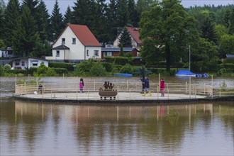 Malter dam at high water